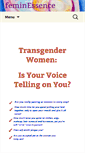 Mobile Screenshot of feminessence.com
