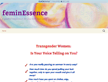 Tablet Screenshot of feminessence.com